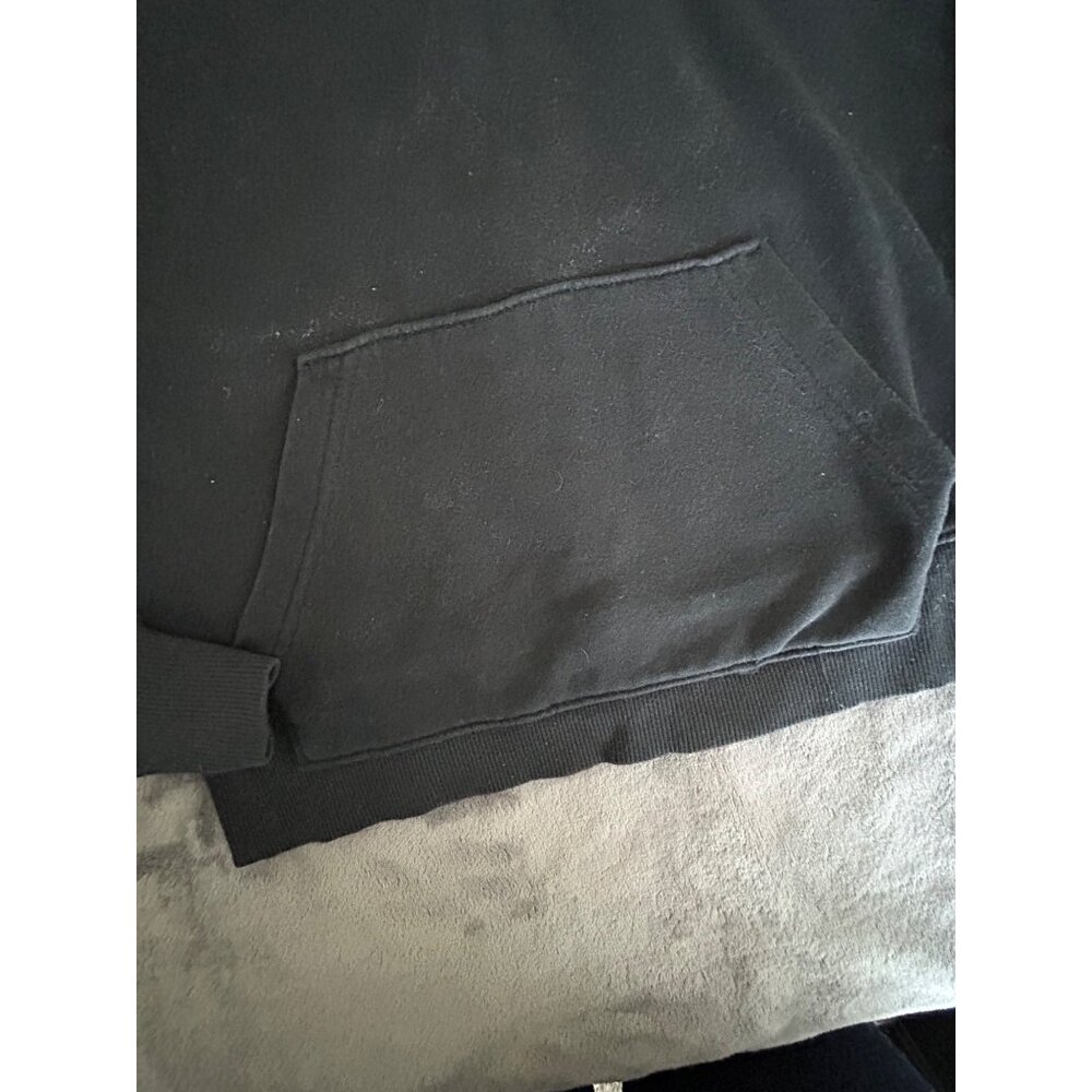 Black Hurley pullover Hoodie Kids Medium Kangaroo pocket Sz M - Picture 8 of 8